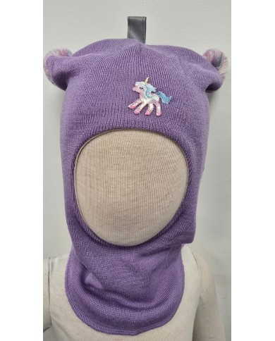 KIVAT: Hood, unicorn, 2 bobbles KIVAT: Hood, unicorn, 2 bobbles