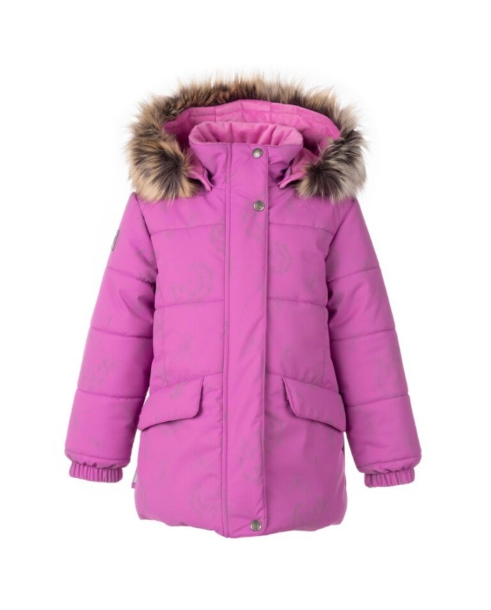 Bernumode | Lenne: Jacket/Parka ELIZA 330 g €82.58 
Winter parka made of reflective fabric has elongated backside and extra warm wadding!
Reflective fabric of the jacket and reflective details used in the design add safety to walks to school or to kindergarden. Parka made of made of highly waterproof and breathable ActivePlus fabric ensures maximum comfort at all times. Waterproof surface of the fabric protects from wind, rain and snow, does not become deformed and handles regular washing, maintaining its initial qualities. There are two pockets with snap fasteners on the frontside. The safe snap-fastened hood detaches from the product if it gets stuck.
The high-tech Active+ fabric provides maximum protection even in the most changeable weather – its membrane is waterproof yet breathable, allowing moisture to escape from the body. With a waterproof rating of 10,000 mm, breathability of 10,000 g/m²/24 h, windproof performance, and a DWR-treated water-repellent surface, it keeps the wearer warm and dry in any situation.
EXTRA WARM – perfect for extreme cold, down to –30 °C. Keeps warm while breathable materials help prevent overheating. The padding is made from recycled materials.
Soft fur in the collar, hood and sleeve ends protects the delicate skin from rubbing, making the product extra comfortable.
Reflective fabric ensures better visibility and safety in the dark. The reflective print on the fabric bounces back light from car headlights and street lamps, making the garment easily visible from a distance. A practical feature that makes everyday outings much safer.
Loop for attaching the reflector.
 Bernumode | Lenne: Jacket/Parka ELIZA 330 g €82.58 
Winter parka made of reflective fabric has elongated backside and extra warm wadding!
Reflective fabric of the jacket and reflective details used in the design add safety to walks to school or to kindergarden. Parka made of made of highly waterproof and breathable ActivePlus fabric ensures maximum comfort at all times. Waterproof surface of the fabric protects from wind, rain and snow, does not become deformed and handles regular washing, maintaining its initial qualities. There are two pockets with snap fasteners on the frontside. The safe snap-fastened hood detaches from the product if it gets stuck.
The high-tech Active+ fabric provides maximum protection even in the most changeable weather – its membrane is waterproof yet breathable, allowing moisture to escape from the body. With a waterproof rating of 10,000 mm, breathability of 10,000 g/m²/24 h, windproof performance, and a DWR-treated water-repellent surface, it keeps the wearer warm and dry in any situation.
EXTRA WARM – perfect for extreme cold, down to –30 °C. Keeps warm while breathable materials help prevent overheating. The padding is made from recycled materials.
Soft fur in the collar, hood and sleeve ends protects the delicate skin from rubbing, making the product extra comfortable.
Reflective fabric ensures better visibility and safety in the dark. The reflective print on the fabric bounces back light from car headlights and street lamps, making the garment easily visible from a distance. A practical feature that makes everyday outings much safer.
Loop for attaching the reflector.