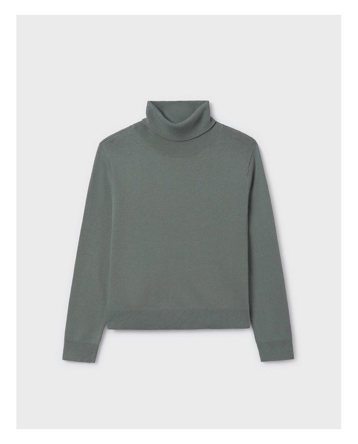 Bernumode | Mayoral: Basic knitting turtleneck €19.42 Long-sleeved sweater for girls. High neckline. Part of the Mayoral Basic line, featuring versatile pieces that are easy to mix and match and essential for her outfits.