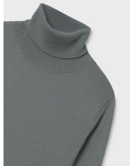 Bernumode | Mayoral: Basic knitting turtleneck €19.42 Long-sleeved sweater for girls. High neckline. Part of the Mayoral Basic line, featuring versatile pieces that are easy to mix and match and essential for her outfits.