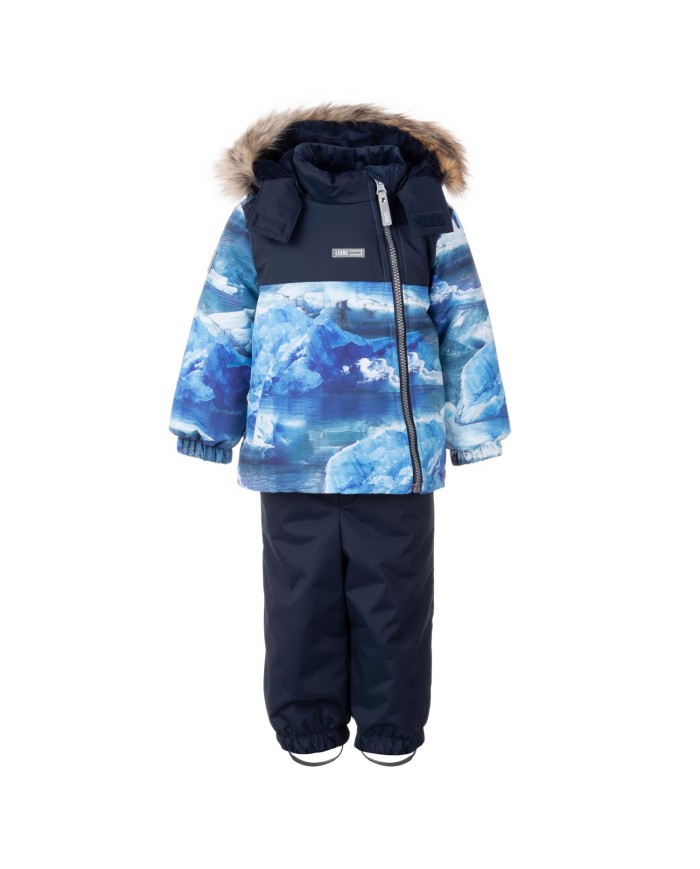 Bernumode | Lenne: Set RINGO  250 g +  150 g €81.92 Rough weather conditions of Estonia and the Nordic Countries, which make very high demands on children's clothing, are the foundation grounds of creating any new model. High-tech fabrics are used in order to fulfill all the requirements of the well-being of a happy child in any circumstance.Lenne's main goals in product development are safety, comfort, practicality and easy caring.
Active products are: light weighted, wind resistant and warm, breathable and water resistant, durable, safe, with exceptional design, easily cleanable.
Lenne is using Isosoft insulation material, which is presently the best new generation insulation which has a two times higher warmth maintenance coefficient and the technology applied in it allows for the volume of the insulation to be decreased four times in relation to the traditional insulation. Isosoft is rarely used in the manufacturing of childrens’ clothing due to its price. It ensures the unique comfort of warmth, it maintains warmth at the child’s skin and prevents the cold from entering inside, thanks to the unique micro-porous structure. Moreover, it allows the child to move freely and unhampered. The product’s great advantage is the fact that it effectively removes moisture to the outside, which additionally increases the comfort of use.Isosoft guarantees the effect of thermal insulation and lightness of the material through the special insulation components – these components are made up of thousands of individual fibres in the shape of a hollow tube. The material is as light as down and it is also very elastic – it returns to its original shape after compression or washing.
Water column: 5 000/10 000 mm
Breathable: 5 000/10 000 g/m2/24h
Girls’ winter set.
Weatherproof and warm winter set for kids.
Warm winter jacket in unique print combined with padded classical winter pants is a great looking and practical outfit for wintertime outdoor activities. The hooded jacket has two side pockets  that fit a pack of handkerchiefs and all the special stones that the little one happened to discover. Adjustable suspenders guarantee the best fit to a growing child. High waisted pants keep the child warm even during the most active play. Pants with elastic cuffs and detachable ankle loops stay securely on the boots. The design features reflective details that make child visible in the dark. The snap-fastened hood is safe as it easily detaches from the product in case it gets stuck.