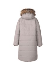 Bernumode | Lenne: Winter coat for girl LILIAN 250 g €101.09 Water column: 10 000 mm
Breathable: 10 000 g/m²/24h
Water and soil reprellency: DWR coating (Durable Water Repellent)

Wider and longer winter coat if perfect for cold weather!
The girls’ coat is made of soft weatherproof material and features wider design. The front of the coat features two deep pockets for keys and mobile phone. Long zipper at the front is convenient as it is possible to open it from both sides. At the sleeve end there is soft and warm fleece to prevent the cold form getting in.
The high-tech Active+ fabric provides maximum protection even in the most changeable weather – its membrane is waterproof yet breathable, allowing moisture to escape from the body. With a waterproof rating of 10,000 mm, breathability of 10,000 g/m²/24 h, windproof performance, and a DWR-treated water-repellent surface, it keeps the wearer warm and dry in any situation.
EXTRA WARM – perfect for extreme cold, down to –30 °C. Keeps warm while breathable materials help prevent overheating. The padding is made from recycled materials.
Soft furry lining
Loop for attaching the reflector.
