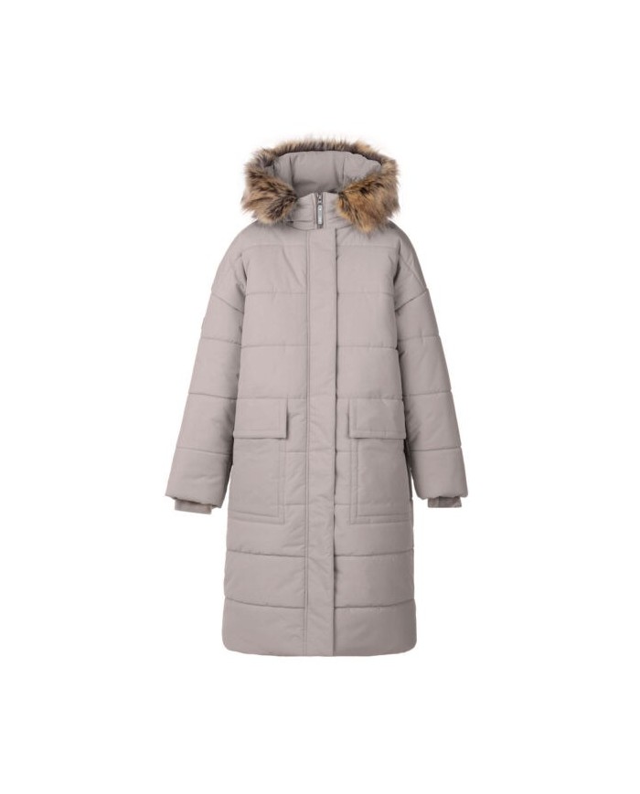 Bernumode | Lenne: Ziemas mētelis LILIAN 250 g 101,09 € Plats un pagarināts ziemas mētelis — ideāli piemērots aukstam laikam!
Meiteņu mētelis ir izgatavots no mīksta, laikapstākļiem izturīga materiāla, un tam ir paplašināts dizains. Mēteļa priekšpusē ir divas dziļas kabatas atslēgām un mobilajam telefonam. Garais rāvējslēdzējs priekšā ir ērts, jo to var atvērt no abām pusēm. Piedurkņu galos ir silts un mīksts flīss, kas pasargā no aukstuma.
Augsto tehnoloģiju Active+ audums nodrošina maksimālu aizsardzību pat vismainīgākajos laikapstākļos — membrāna ir ūdensnecaurlaidīga, bet elpojoša, ļaujot mitrumam iztvaikot no ķermeņa. Ūdensizturība — 10 000 mm, elpojamība — 10 000 g/m²/24 h, aizsardzība pret vēju un DWR ūdeni atgrūdošs pārklājums palīdz saglabāt siltumu un sausumu jebkuros apstākļos.
ĪPAŠI SILTS — ideāli piemērots ļoti aukstam laikam, līdz –30 °C. Uztur siltumu, bet elpojošie materiāli novērš pārkaršanu. Pildījums izgatavots no pārstrādātiem materiāliem.


Mīksta kažokāda oderējums


Cilpa atstarotāja piestiprināšanai


