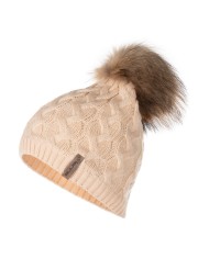 Bernumode | LENNE: Merino Wool Winter Hat with Natural Fur Pompom, NORA €31.90 