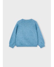 Bernumode | Mayoral: Flower applique jersey for girl €19.03 Girls’ puff-sleeve sweater. Round neckline. Made with recycled polyester. Soft knit fabric with a pleasant touch. Decorative elements: floral appliqués.