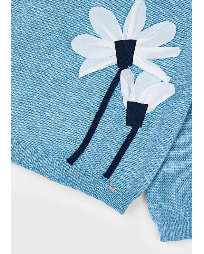 Bernumode | Mayoral: Вязаный джемпер на девочку 19,03 € Детский джемпер для девочки с пышными рукавами. Круглый ворот. Содержит переработанный полиэстер. Мягкая трикотажная ткань приятная на ощупь. Элементы декора: цветочные аппликации.
