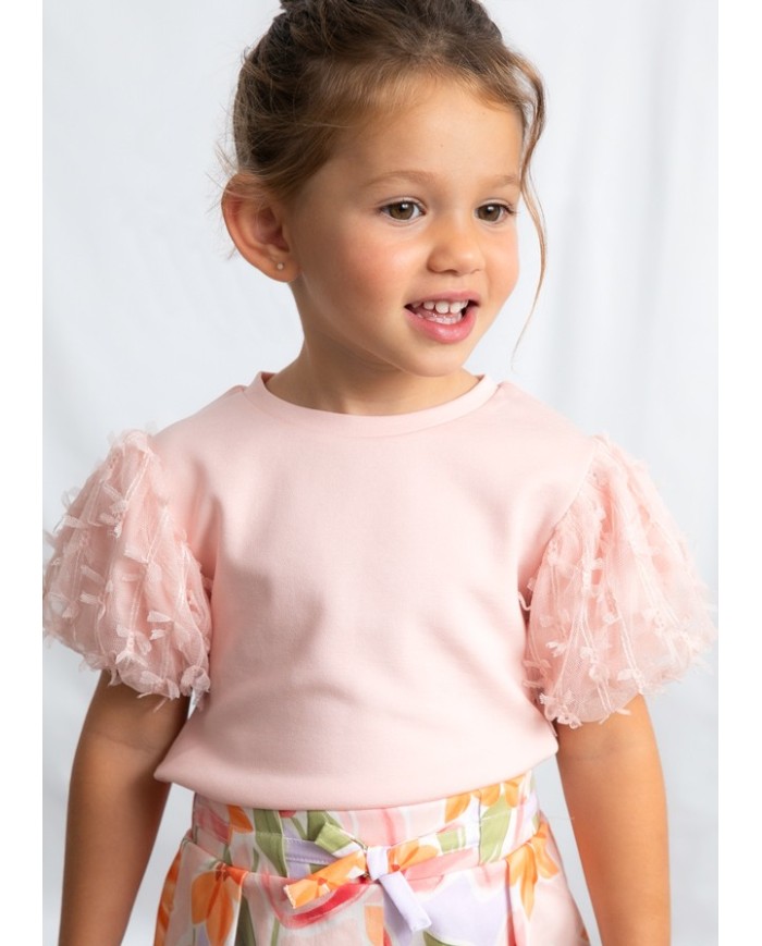 Bernumode | Mayoral: S/sl tulle t shirt for girl €18.18 
