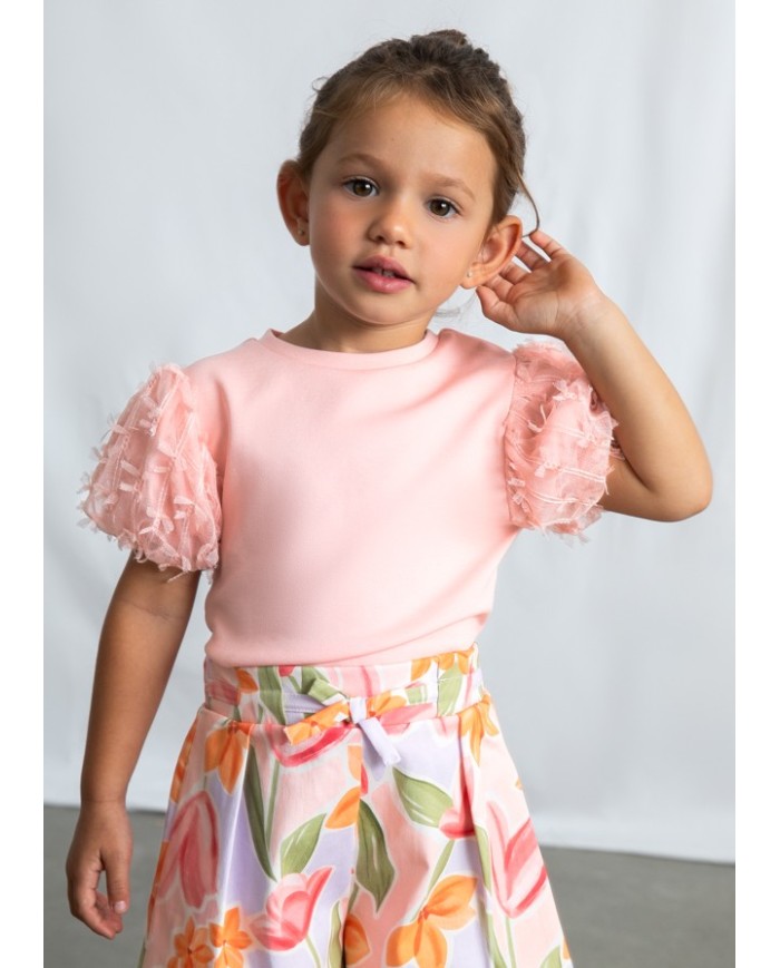 Bernumode | Mayoral: T-krekls meitenei ar īsām tilla piedurknēm 18,18 € 