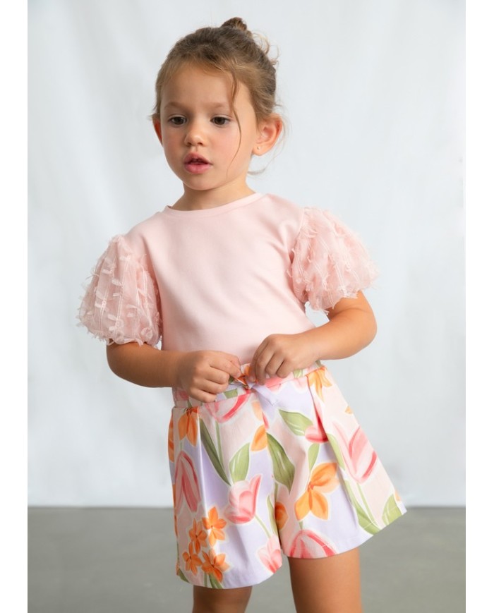 Bernumode | Mayoral: T-krekls meitenei ar īsām tilla piedurknēm 18,18 € 