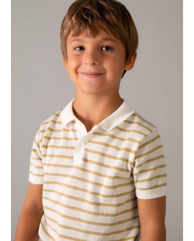 Mayoral: Boys’ Knitted Short-Sleeve Polo Shirt
