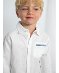 Bernumode | Mayoral: Boys’ Long-Sleeve Linen Shirt €21.07 