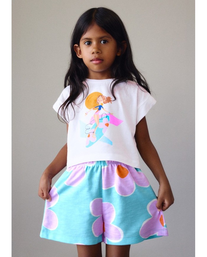 Bernumode | Mayoral: 2-piece set for a girl (Shorts and T-shirt) €23.55 

