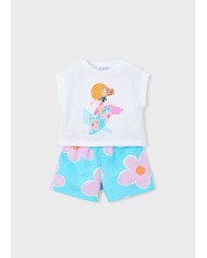 Bernumode | Mayoral: 2-piece set for a girl (Shorts and T-shirt) €23.55 
