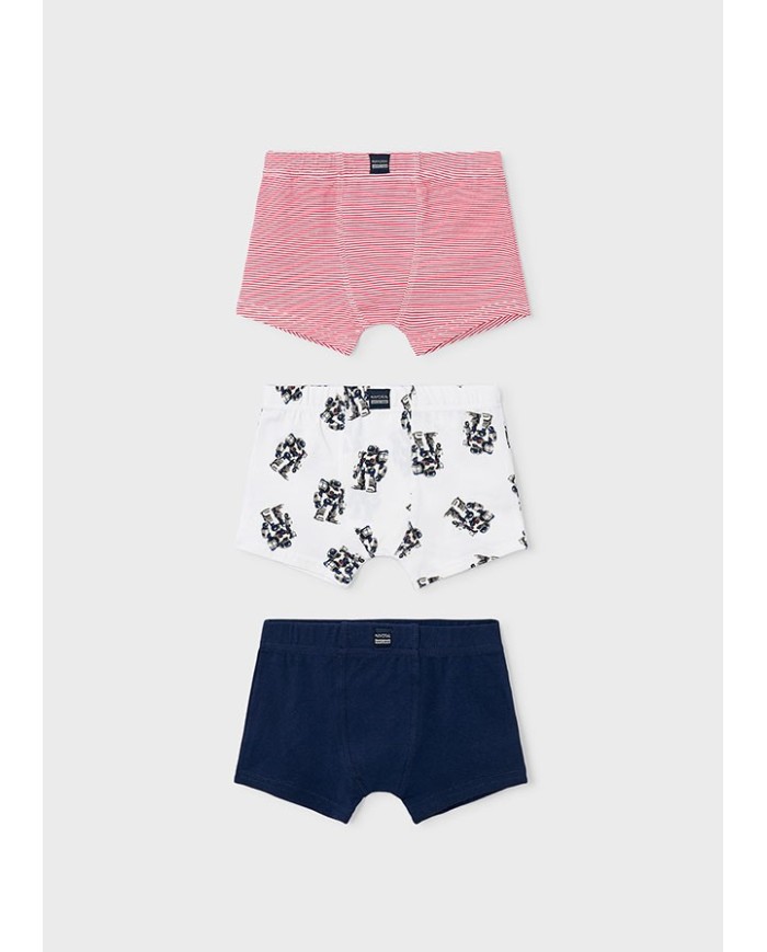 Bernumode | Mayoral: Boys’ Boxer Briefs (3-Pack) €18.10 Set of 3 boys’ boxer briefs. Soft, comfortable, and perfect for everyday wear.
