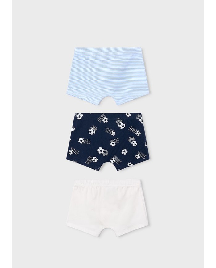 Bernumode | Mayoral: Boys’ Boxer Briefs (3-Pack) €18.10 Set of 3 boys’ boxer briefs. Soft, comfortable, and perfect for everyday wear.
