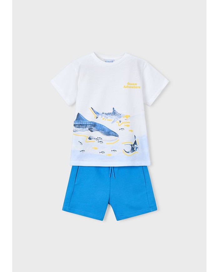 Bernumode | Mayoral: 2-Piece Boys’ Set (Short-Sleeve T-Shirt, Shorts) €21.07 