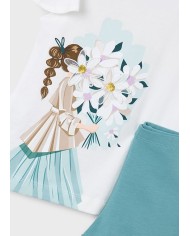 Bernumode | Mayoral: Комплект на девочку из 2-х частей (футболка и леггинсы) 30,17 € 
