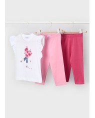 Bernumode | Mayoral: Apģērbu komplekts meitenei (T-krekls un 2 legingu pāri) 30,17 € 