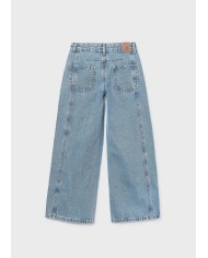 Bernumode | Mayoral: Широкие джинсы на девочку 27,19 € Брюки-клёш для девочки, широкие внизу. Регулируемая эластичная резинка с пуговицами внутри пояса для лучшей посадки. Удобная и универсальная джинсовая ткань для повседневных образов. Функциональные передние карманы. Функциональные задние карманы.