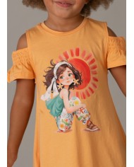 Bernumode | Mayoral: Girls’ knit dress with shoulder cut-outs and a small bag €27.19 
