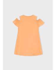 Bernumode | Mayoral: Girls’ knit dress with shoulder cut-outs and a small bag €27.19 
