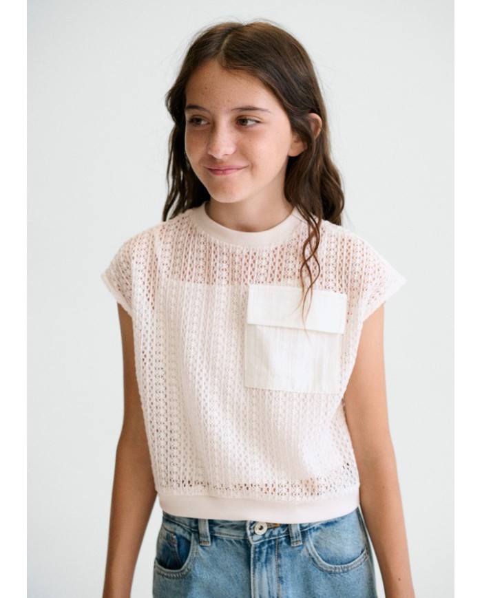 Bernumode | Mayoral: Komplekts meitenei (Tops un mežģīņu T-krekls) 23,55 € 