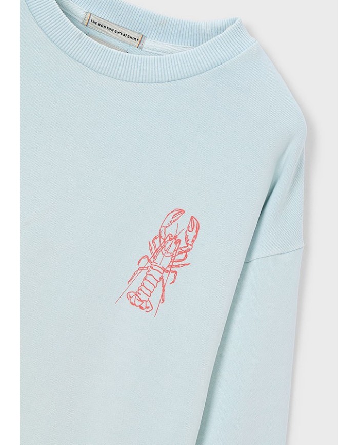 Bernumode | Mayoral: Boy’s Sweatshirt — BOSTON Collection €30.17 

The Boston Kids is the children's version of Boston, created for a new generation of bold, free-spirited kids. True originals who want to express themselves in their own way. Stylish, personality-packed clothing designed to keep up with their everyday adventures, effortlessly.
Our first kids’ collection, for ages 4 to 14, captures the essence of the original brand. Spontaneous, versatile, and full of color, it blends design and functionality to make everyday moments feel special. Oversized, relaxed fits, soft tones, and bold, figurative prints with fluorescent accents are key features of this capsule made for kids who never get bored.


