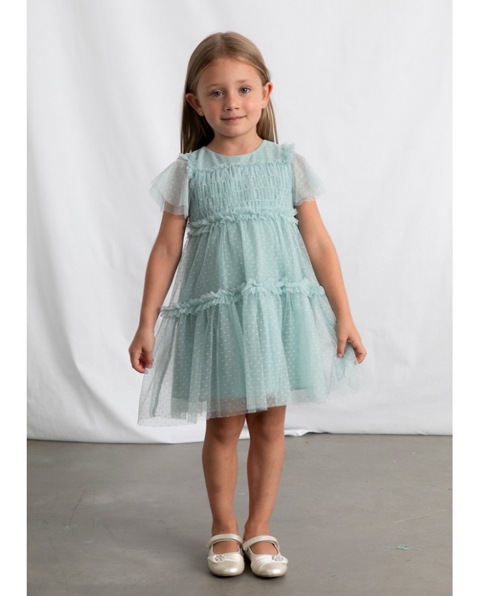 Bernumode | Mayoral: Tulle plumeti dress for girl €32.98 
