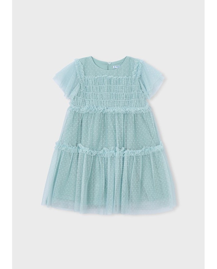 Bernumode | Mayoral: Tulle plumeti dress for girl €32.98 
