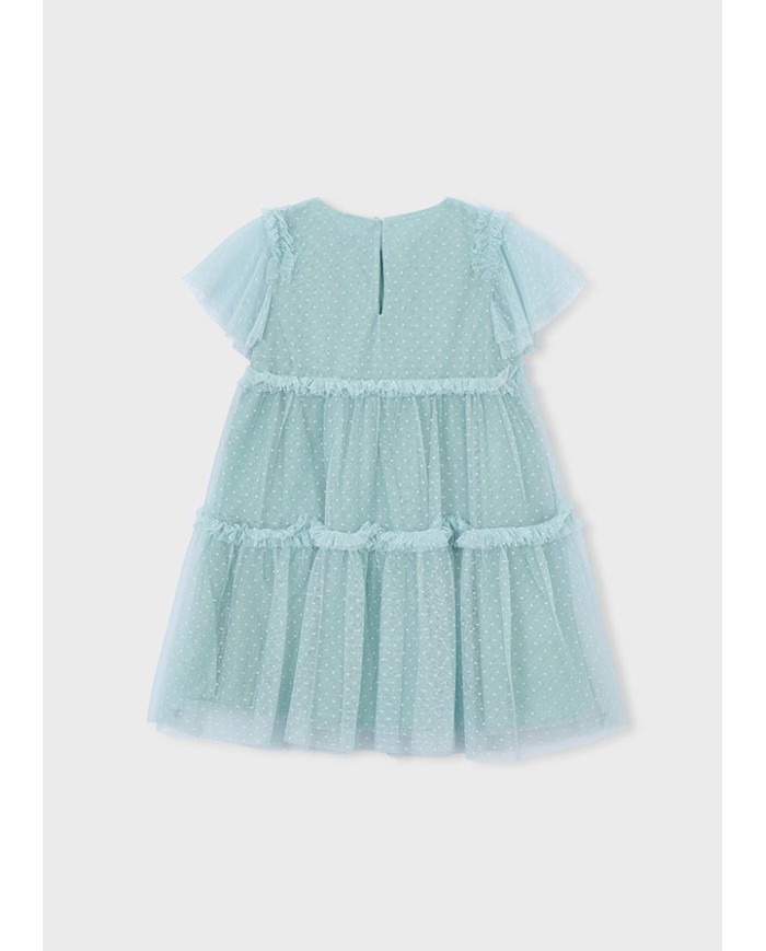 Bernumode | Mayoral: Meiteņu kleita no tilla ar pikē detaļām 32,98 € 