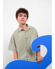 Bernumode | Mayoral: Linen short-sleeve shirt for a boy from BOSTON collection €31.82 