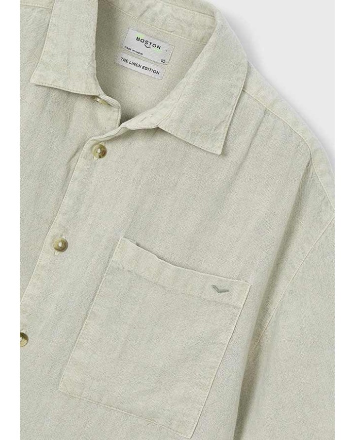 Bernumode | Mayoral: Linen short-sleeve shirt for a boy from BOSTON collection €31.82 