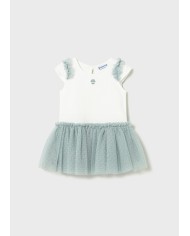Bernumode | Mayoral: Knitted dress with a tulle skirt for a girl €25.54 
