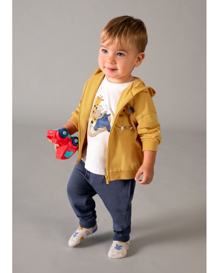 Bernumode | Mayoral: 3-Piece Boys’ Tracksuit (Zip-Up Hooded Jacket, T-Shirt, Pants) €32.64 