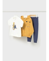 Bernumode | Mayoral: Спортивный костюм из 3-х частей на мальчика (Кофта с капюшоном на молнии, футболка, брюки) 32,64 € 
