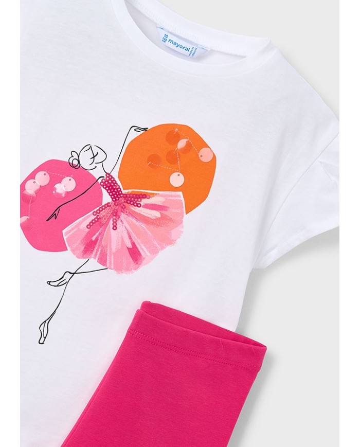 Bernumode | Mayoral: Divdaļīgs komplekts meitenei (T-krekls un legingi) 27,19 € 