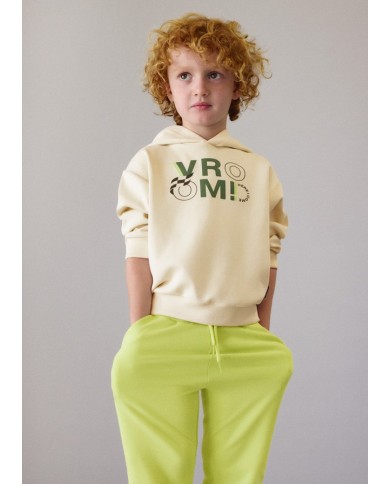 Mayoral: Basic cuffed fleece trousers for boy