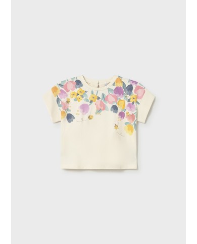 Mayoral: S/s printed t-shirt for girl