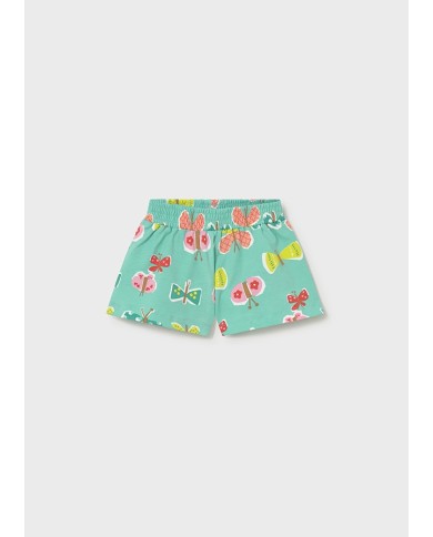 Mayoral: Printed knit shorts for girl