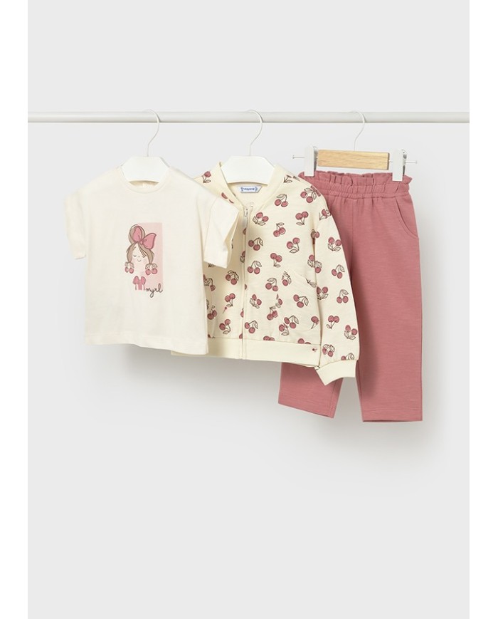 Bernumode | Mayoral: Спортивный костюм на девочку, из 3-х частей (Кофта, брюки, футболка) 32,64 € 
