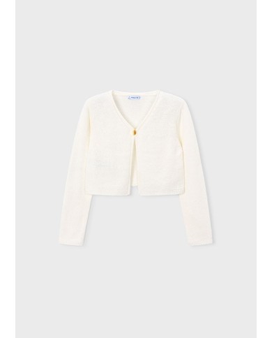 Mayoral: Rustic knit cardigan for girl
