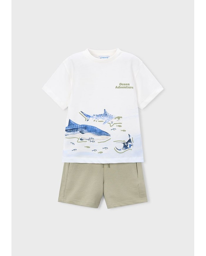 Bernumode | Mayoral: 2 daļu zēnu komplekts (īsroku T-krekls, šorti) 21,07 € 