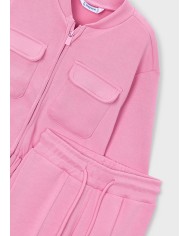 Bernumode | Mayoral: Pique Girls’ tracksuit €36.28 Girls’ set: long-sleeve sweatshirt with front zipper closure, functional front pockets, and embroidered details, paired with elastic-waist pants for a comfortable fit. Perfect set for active play and everyday wear.
