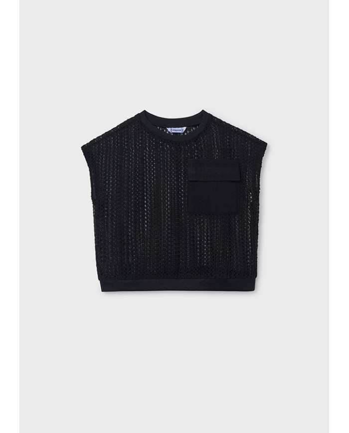 Bernumode | Mayoral: Комплект на девочку (Топ и ажурная футболка) 23,55 € 
