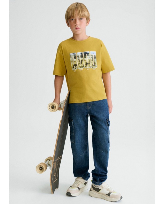 Bernumode | Mayoral: Comfortable Boy’s Elastic-Waist Cargo Jeans €27.19 