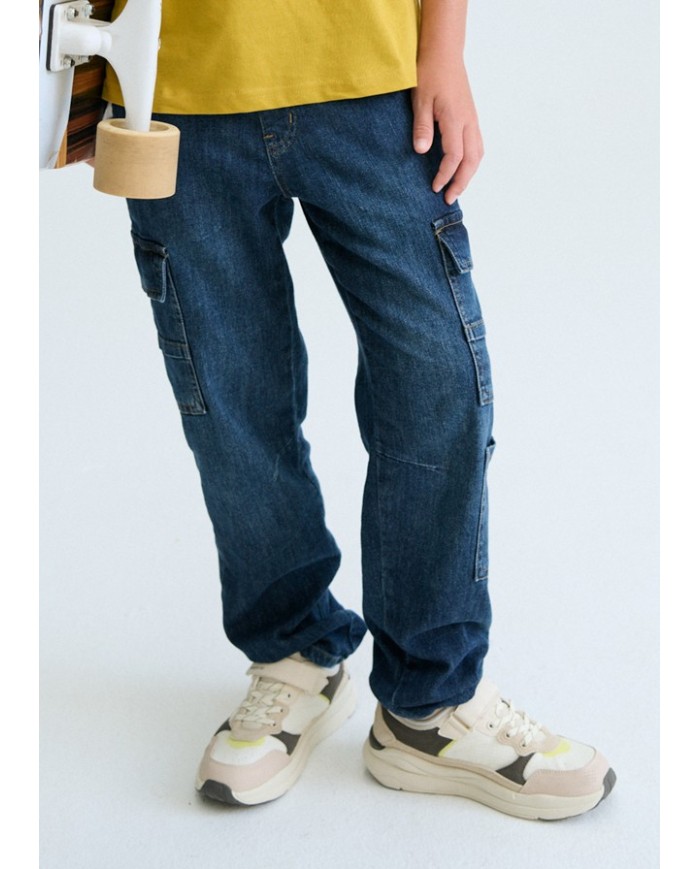 Bernumode | Mayoral: Comfortable Boy’s Elastic-Waist Cargo Jeans €27.19 