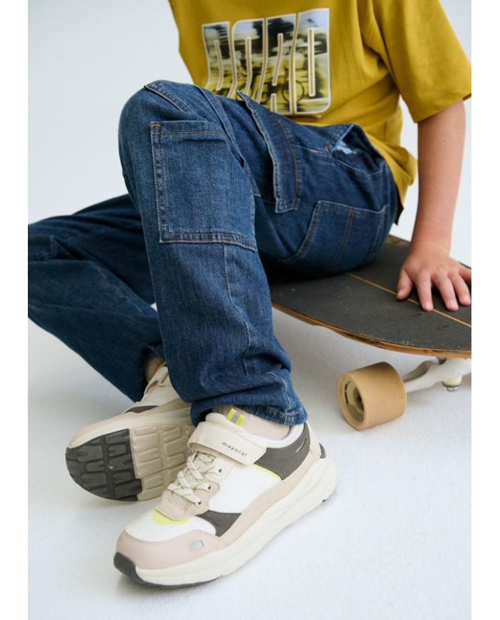 Bernumode | Mayoral: Comfortable Boy’s Elastic-Waist Cargo Jeans €27.19 