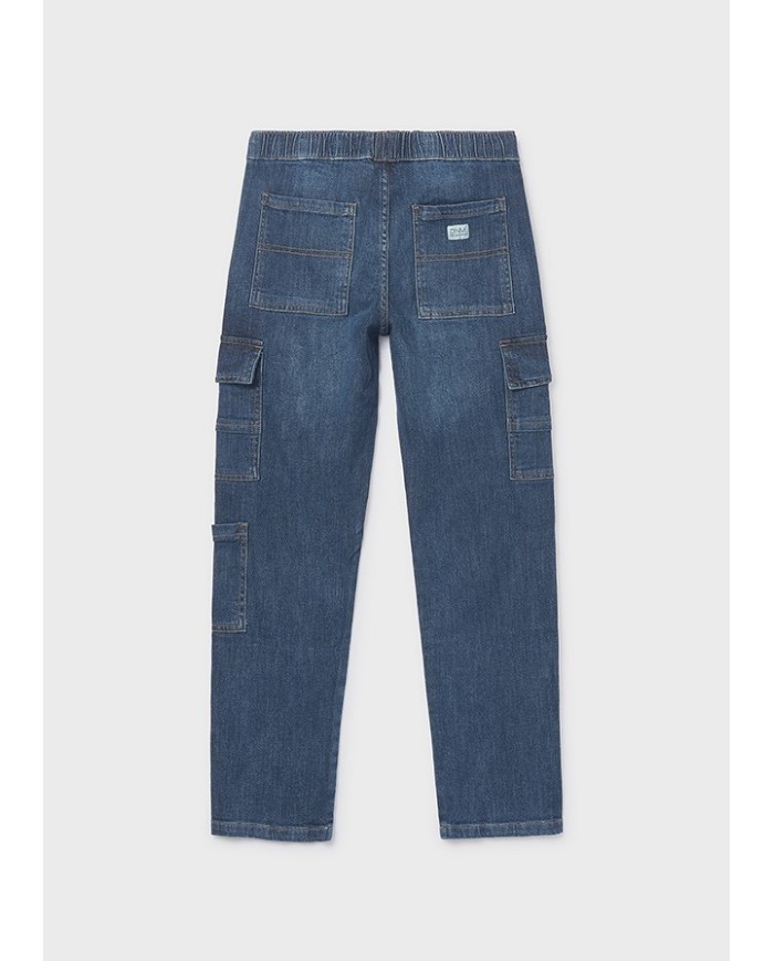 Bernumode | Mayoral: Comfortable Boy’s Elastic-Waist Cargo Jeans €27.19 