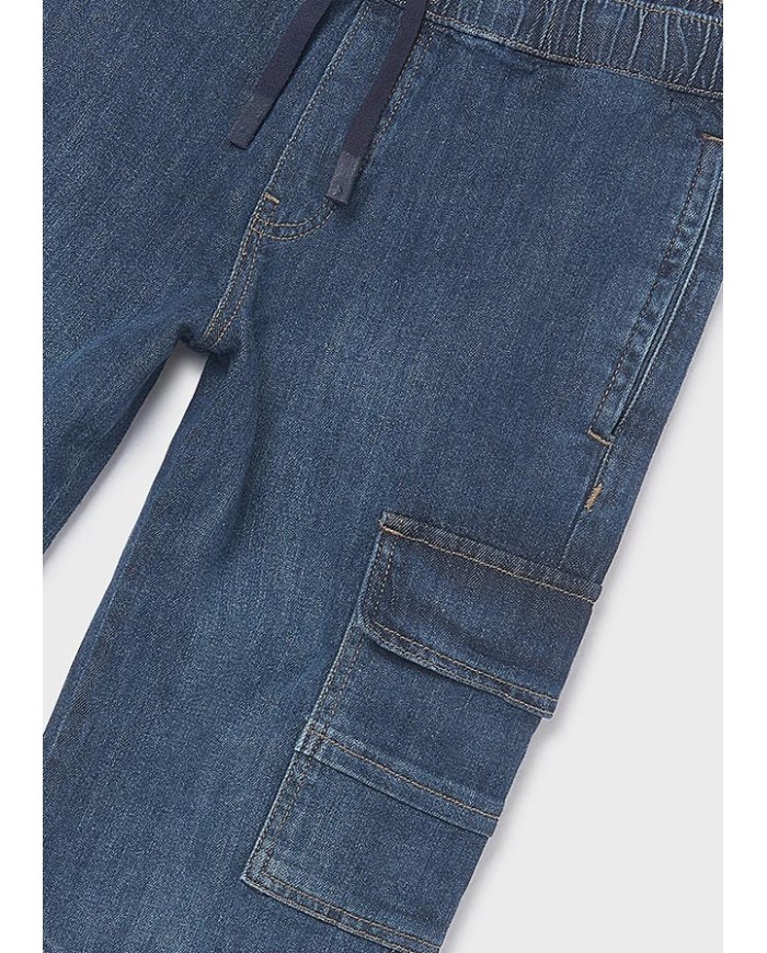 Bernumode | Mayoral: Comfortable Boy’s Elastic-Waist Cargo Jeans €27.19 