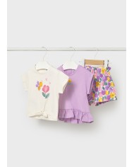 Bernumode | Mayoral: Комплект на девочку из 3-х частей (2 футболки и шорты) 25,54 € 
